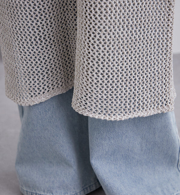  「メッシュニットタンクワンピース」|ワンピース|