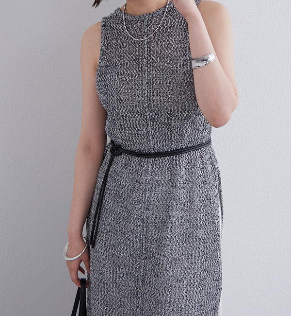  「メッシュニットタンクワンピース」|ワンピース|