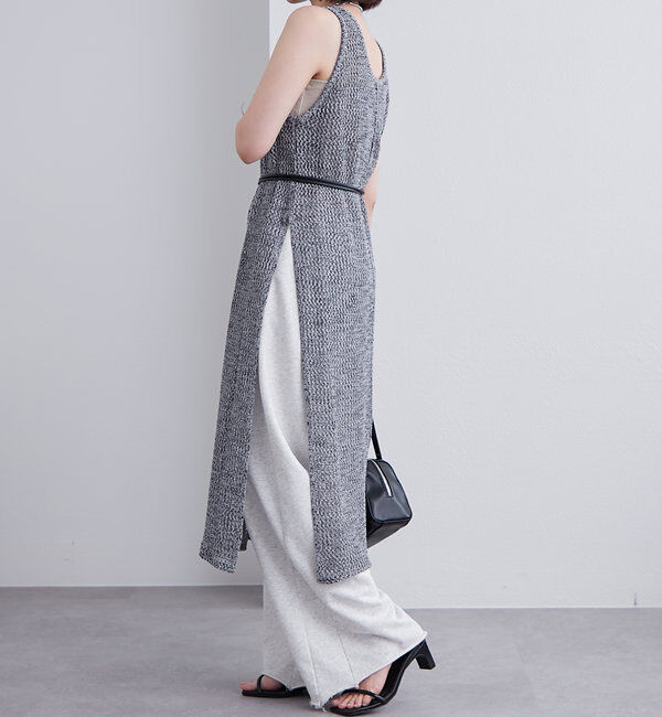  「メッシュニットタンクワンピース」|ワンピース|