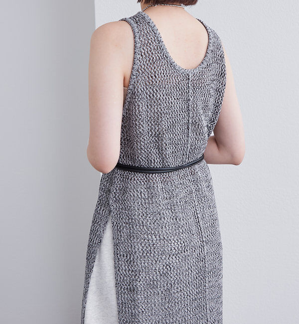  「メッシュニットタンクワンピース」|ワンピース|
