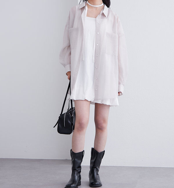  「【夏の着映えアイテム/2サイズ展開】バルーンミニジャンスカ」|ワンピース|