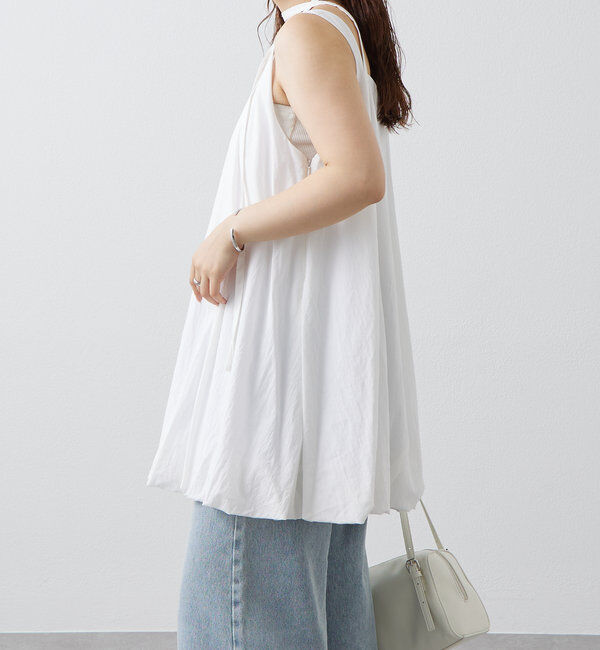  「【夏の着映えアイテム/2サイズ展開】バルーンミニジャンスカ」|ワンピース|