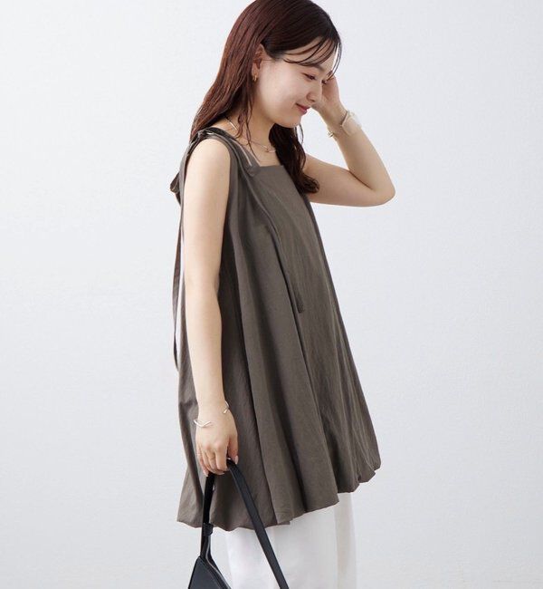  「【夏の着映えアイテム/2サイズ展開】バルーンミニジャンスカ」|ワンピース|オリーブ