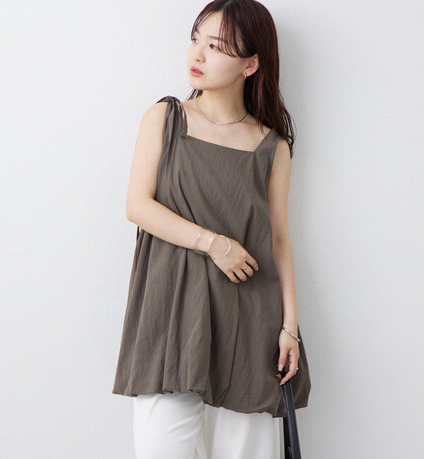  「【夏の着映えアイテム/2サイズ展開】バルーンミニジャンスカ」|ワンピース|