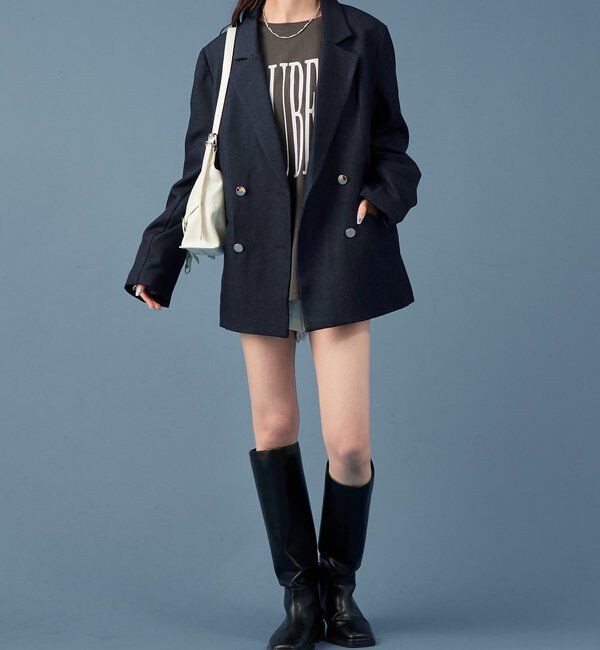  「金ボタンテーラードジャケット」|テーラードジャケット|