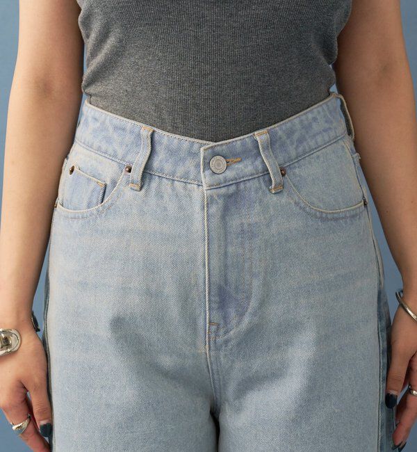  「パネル切替デニム」|デニム|