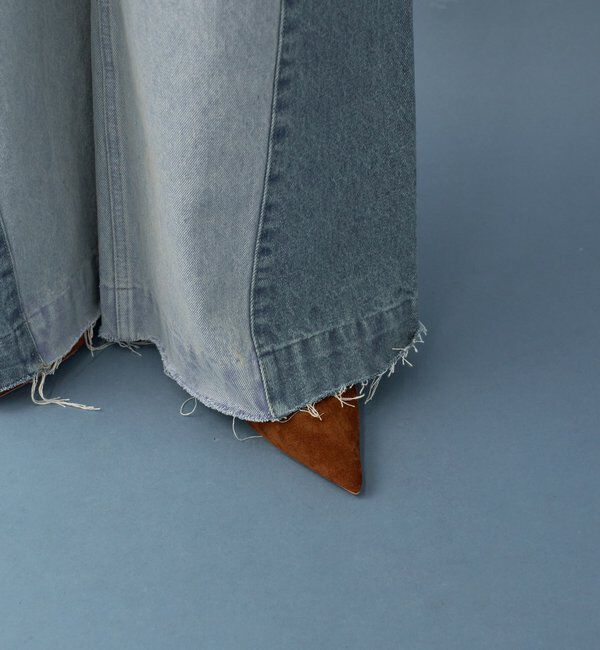  「パネル切替デニム」|デニム|