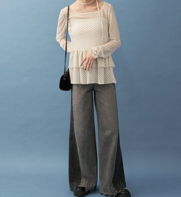  「パネル切替デニム」|デニム|