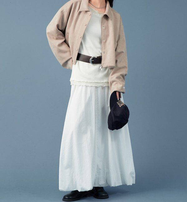  「【本日限定価格】フェイクスウェードショートブルゾン」|その他|