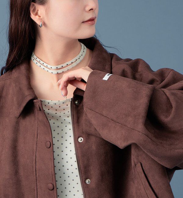  「【本日限定価格】フェイクスウェードショートブルゾン」|その他|