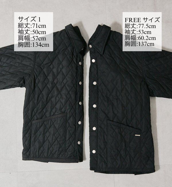  「【WEB限定カラー/カーキ】襟付きキルティングジャケット」|その他|