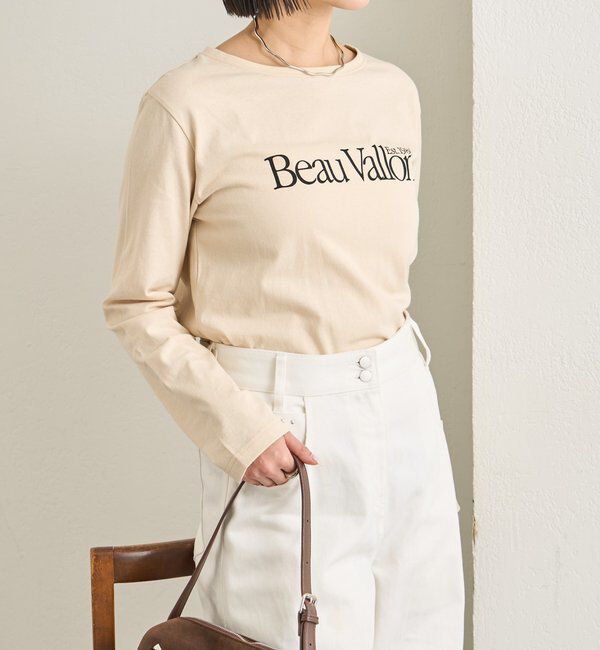  「カラーチビロゴロングTシャツ」|Tシャツ・カットソー|