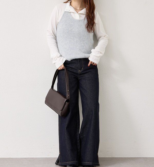  「ふわふわホルターニットビスチェ」|ニット・セーター|