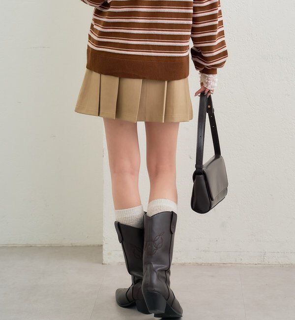  「プリーツミニスカート」|スカート|