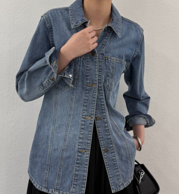  「【20周年限定】デニムシャツジャケット」|シャツ・ブラウス|