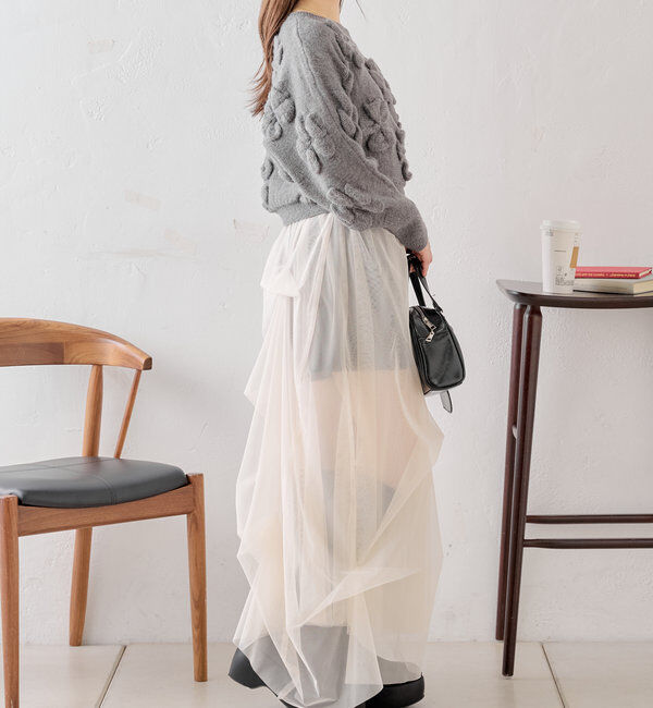  「フラワージャガードニット」|ニット・セーター|