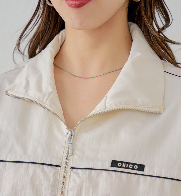  「配色デザインナイロンブルゾン」|ブルゾン・スタジャン|