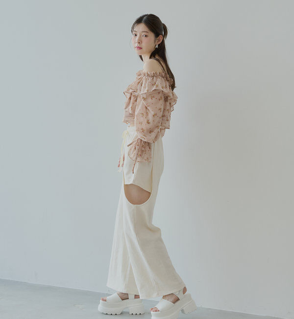  「厚底ボリュームソールサンダル」|サンダル|