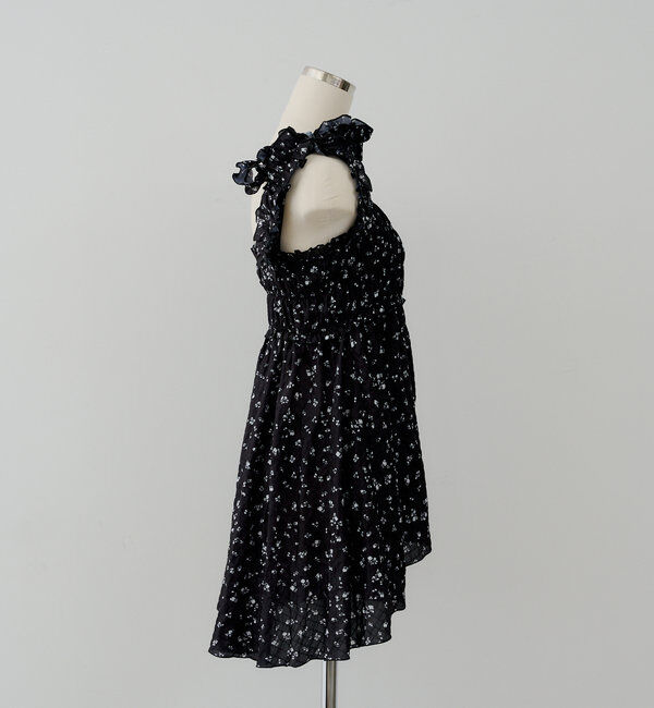  「【水着】花柄肩リボンキャミチュニック3点セット」|ビキニ|