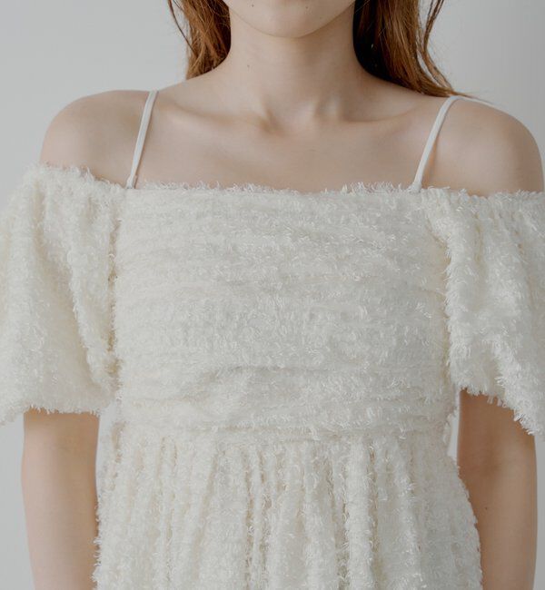  「フェザーペプラムブラウス」|シャツ・ブラウス|