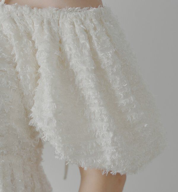  「フェザーペプラムブラウス」|シャツ・ブラウス|