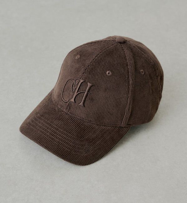  「コーデュロイロゴキャップ」|ハット|