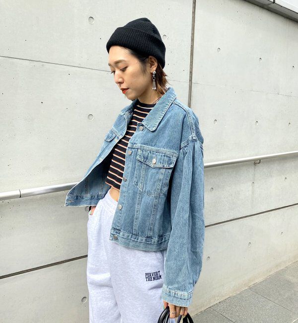  「タックボリュームGジャン」|デニムジャケット|