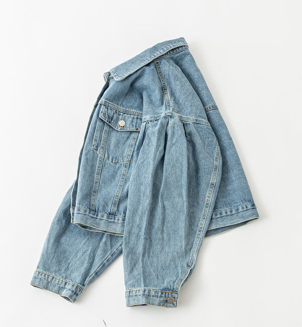  「タックボリュームGジャン」|デニムジャケット|