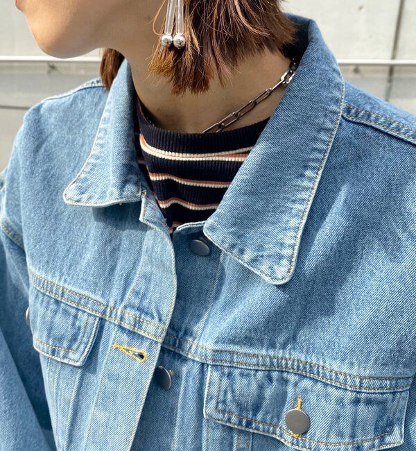  「タックボリュームGジャン」|デニムジャケット|