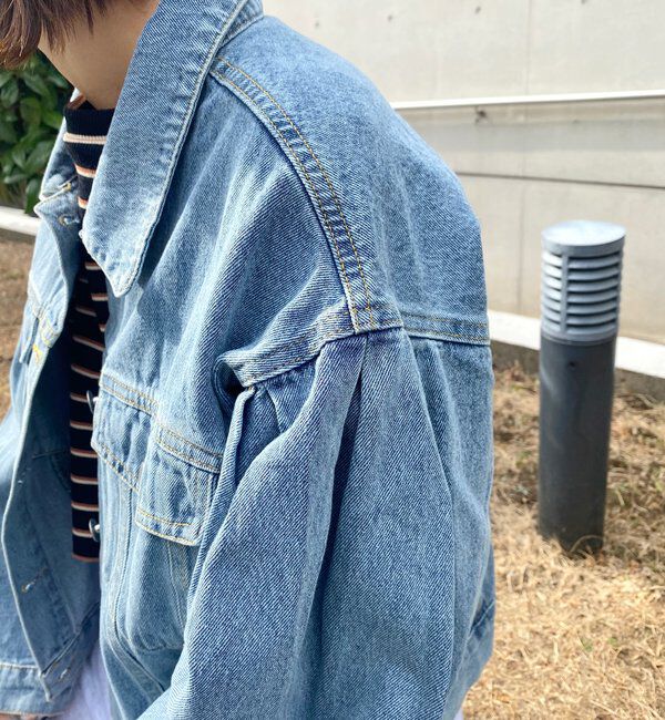  「タックボリュームGジャン」|デニムジャケット|