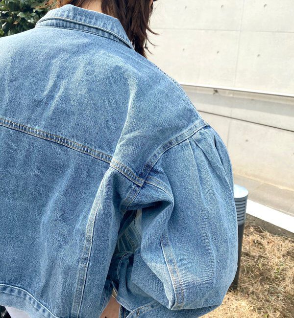  「タックボリュームGジャン」|デニムジャケット|