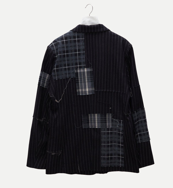  「【Six M/シックスエム】パッチワークジャケット」|テーラードジャケット|