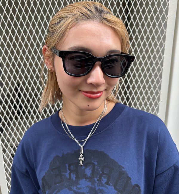  「スクエアカラーサングラス」|サングラス|