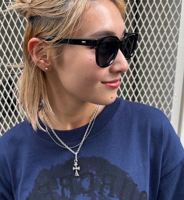  「スクエアカラーサングラス」|サングラス|ブラック