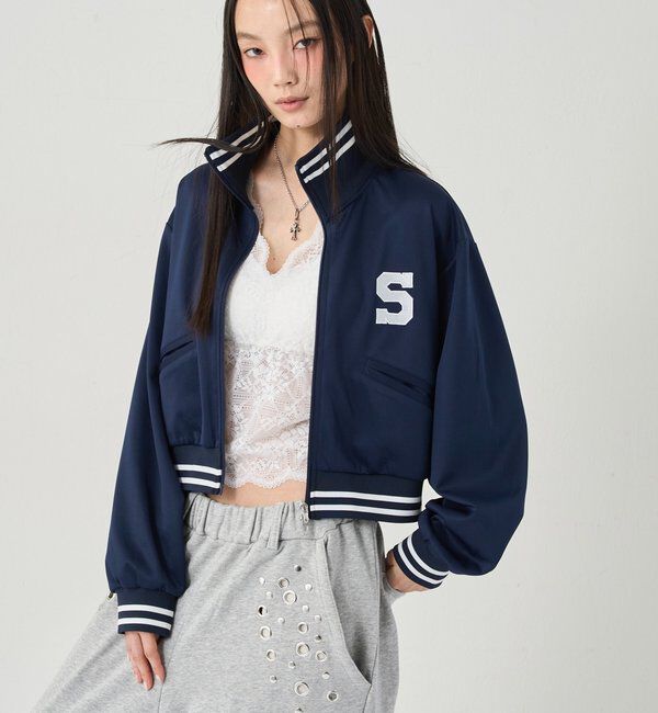  「【EC限定カラーあり】S LOGO COMPACT STAND JERSEY」|ブルゾン・スタジャン|