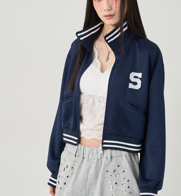  「【EC限定カラーあり】S LOGO COMPACT STAND JERSEY」|ブルゾン・スタジャン|