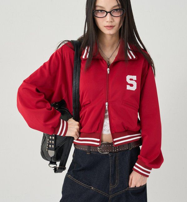  「【EC限定カラーあり】S LOGO COMPACT STAND JERSEY」|ブルゾン・スタジャン|