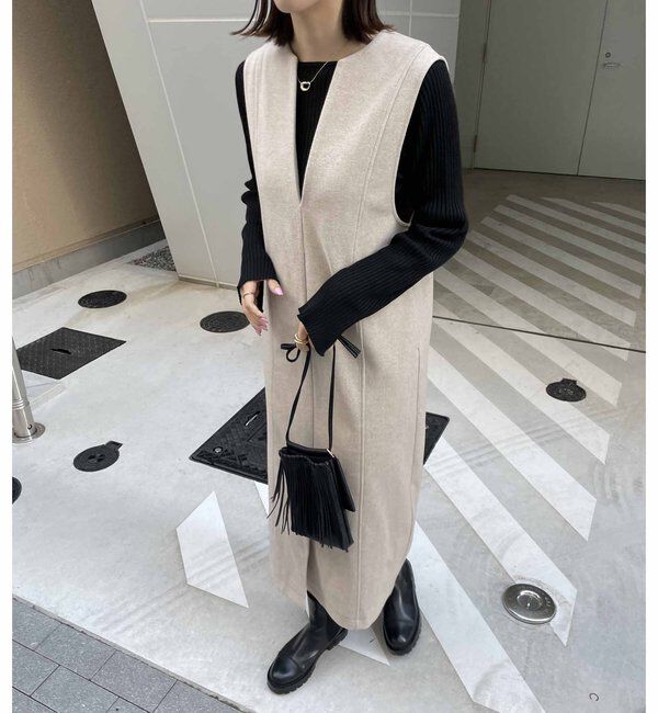  「ストレッチメルトンワンピース」|ワンピース|