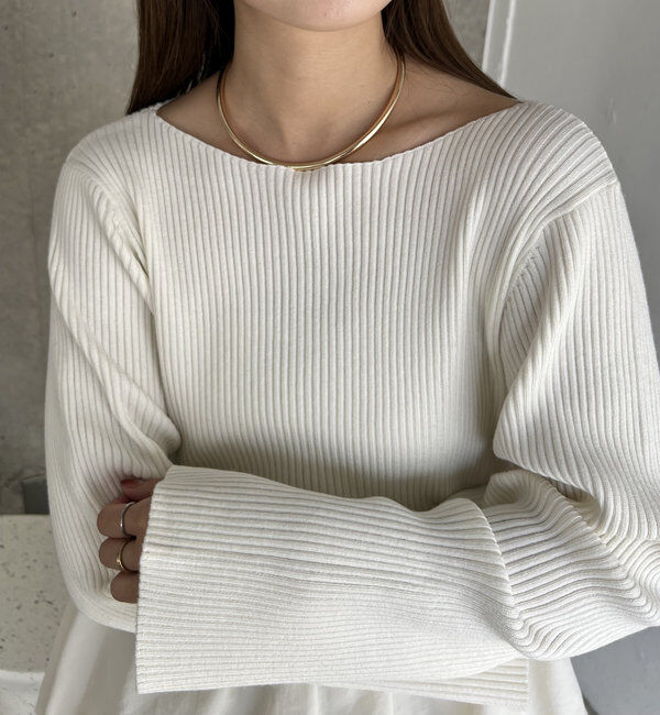  「【ベストセラー】〈GOLDY/ゴールディ〉カービーネックカフ」|リング|