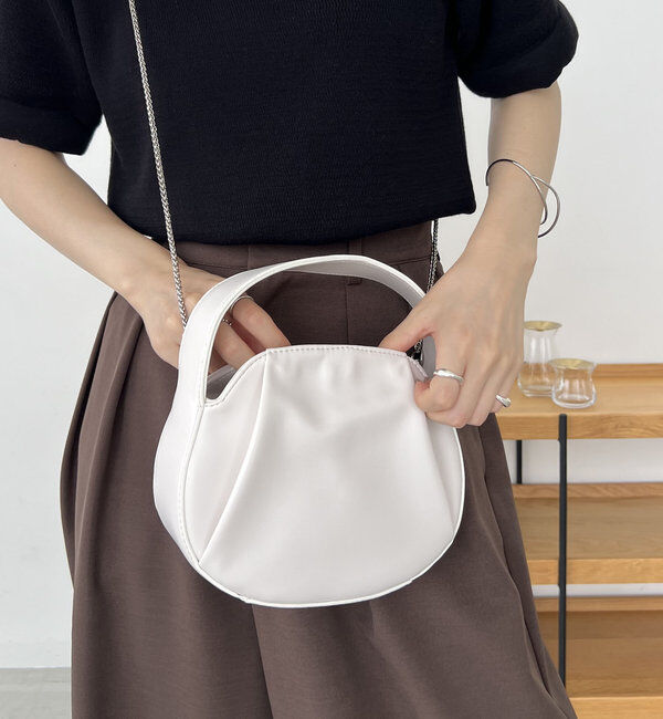  「ラウンドタックバッグ」|トートバッグ|