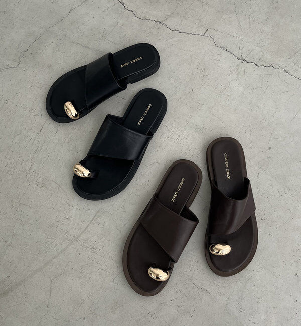  「メタルトングサンダル」|サンダル|