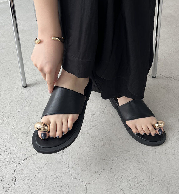  「メタルトングサンダル」|サンダル|