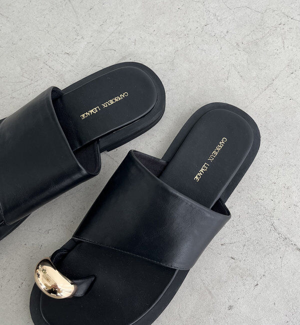  「メタルトングサンダル」|サンダル|