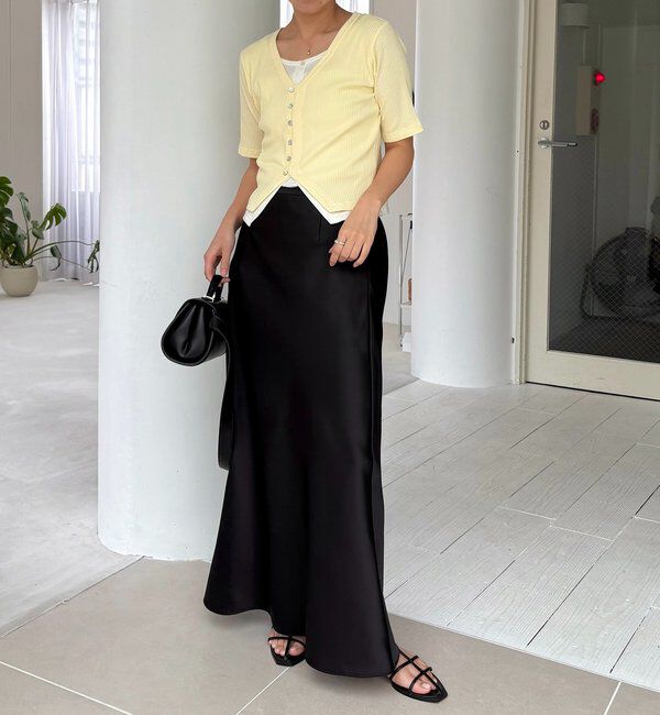  「【追加販売決定】カーディガン風バイカラーレイヤードプルオーバー」|Tシャツ・カットソー|