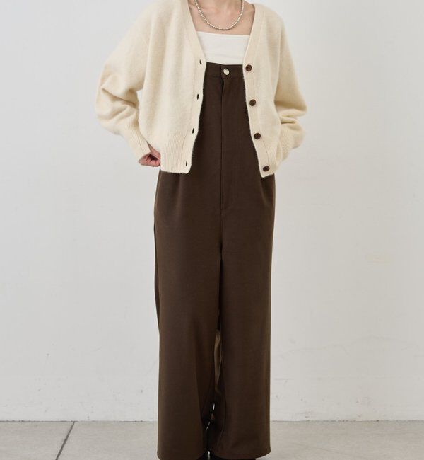  「ストレートラインサロペット」|オールインワン|