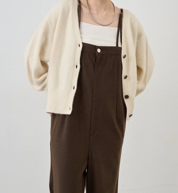  「ストレートラインサロペット」|オールインワン|