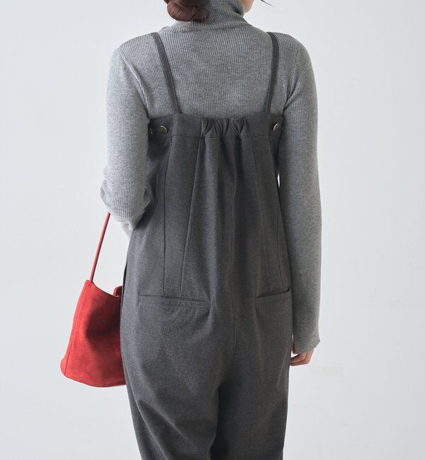  「ストレートラインサロペット」|オールインワン|