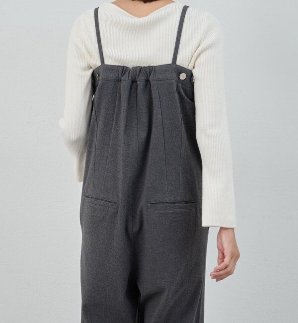  「ストレートラインサロペット」|オールインワン|