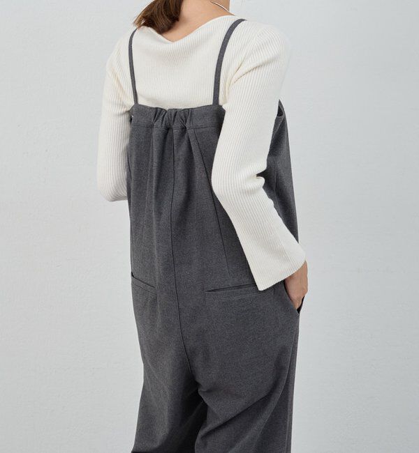  「ストレートラインサロペット」|オールインワン|