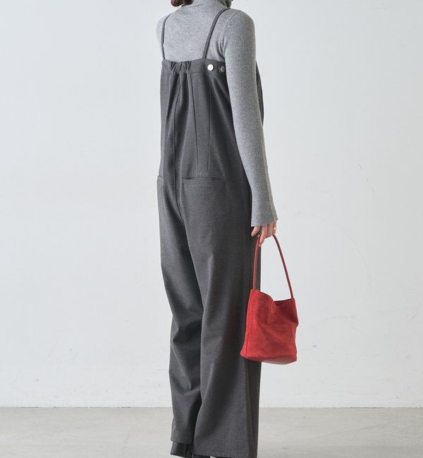  「ストレートラインサロペット」|オールインワン|